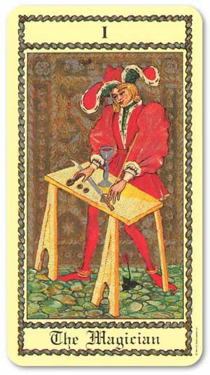 The Magician Scapini Tarot Card