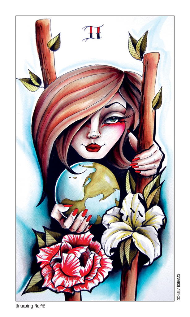 Eight Coins' Tattoo Tarot Deck - Tarot Room Store