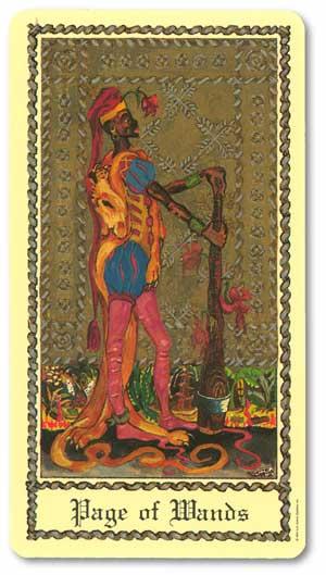 Page of Wands tarot card