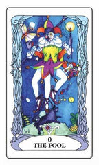 The Fool Moon Garden card