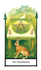 Ace of Pentacles Old Path card