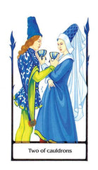 Two of cups is about love