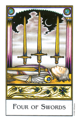 Four of Swords tarot card