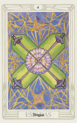 Two of Swords, dos espadas Tregua tarot card