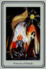 Princess of Wands tarot card